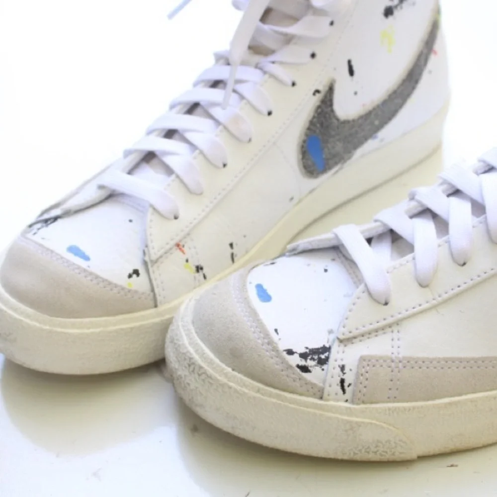 Nike blazer paint splatter sneakers